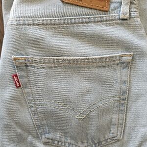 Levi's Light Blue Denim Jeans 501 90's